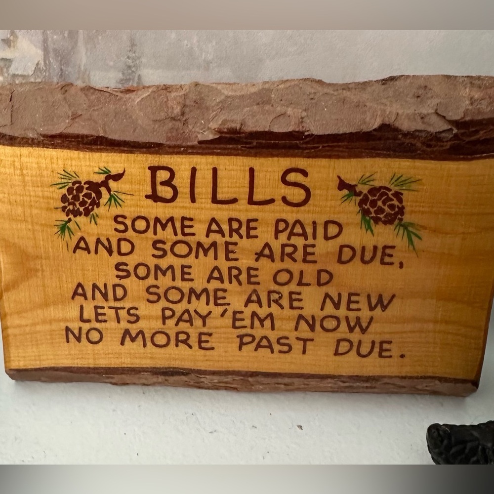 Yellowstone national park Wooden rustic vintage mail holder